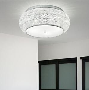 Ideal Lux - Krištáľové stropné svietidlo PASHA 10xE14/40W/230V pr. 55 chróm