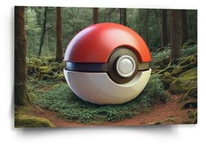 Sablio Obraz Pokemon ball Les - 60x40 cm