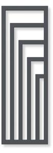 Terma Angus V 1300x440 vodný radiátor Metallic Black ZX