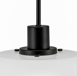 Dyberg Larsen DL31 závesná lampa sklo, čierna