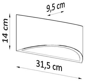 Sollux SL.0834 - Nástenné svietidlo VIXEN 1xG9/40W/230V