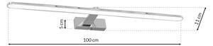 LED Kúpeľňové nástenné svietidlo SPLASH LED/21W/230V IP44