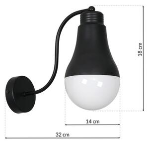 Nástenné svietidlo HELIOS 1xE14/40W/230V