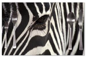 Sablio Prestieranie Detail zebra: 40x30cm