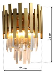 Nástenné svietidlo ASPEN GOLD 2xE14/40W/230V