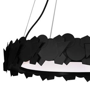LED luster na lanku SOHO LED/24W/230V čierny