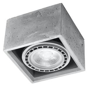 Sollux SL.0883 - Stropné svietidlo QUATRO 1xGU10/40W/230V betón