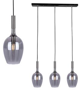 Luster na lanku TANGO 3xE14/40W/230V čierna
