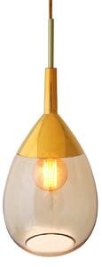 EBB & FLOW Lute M závesná lampa zlatá zlatá-dymová