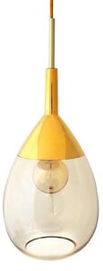 EBB & FLOW Lute M závesná lampa zlatá zlatá-dymová