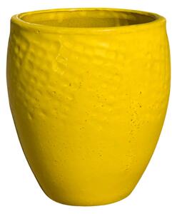 Provencelia keramický kvetináč Poseidon 2 31 x 28 cm Žlutá