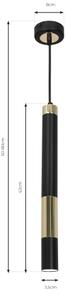 LED Luster na lanku DALLAS 1xGU10/3W/230V