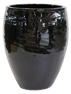Provencelia keramický kvetináč Poseidon 2 43 x 36 cm Černá
