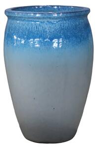 Provencelia keramický kvetináč Bacchus 52 x 36 cm Bílo modrá