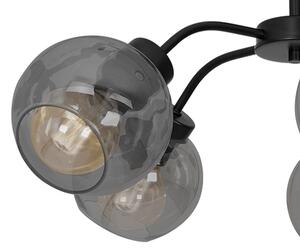Prisadený luster SOFIA 5xE27/60W/230V čierna