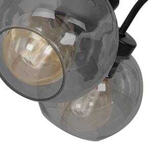 Prisadený luster SOFIA 5xE27/60W/230V čierna