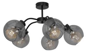 Prisadený luster SOFIA 5xE27/60W/230V čierna