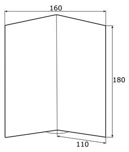 Argon 0918 - Nástenné svietidlo SKIATOS 2xGU10/5W/230V