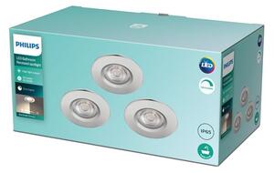 Philips - SADA 3x LED Stmievateľné kúpeľňové svietidlo DIVE LED/5W/230V IP65