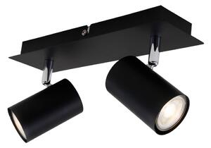 Briloner 2857-025 - Bodové svietidlo SPOT 2xGU10/40W/230V čierna