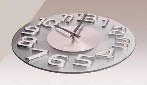 Sklenené, dizajnové hodiny JVD HT098