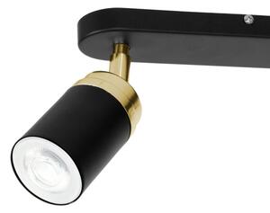 Bodové svietidlo RENO 2xGU10/8W/230V čierna/zlatá
