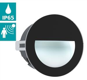 Eglo 99576 - LED Vonkajšie zápustné svietidlo ARACENA LED/2,5W/230V IP65 čierna