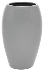 Keramická váza Jar1, 14 x 24 x 10 cm, sivá