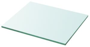 Poličkový panel z priehľadného skla, 30x25 cm