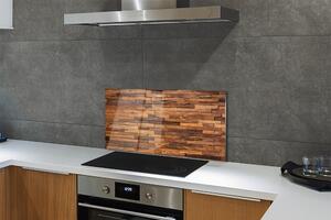 Sklenený obklad do kuchyne Drevené panely dosky 100x50 cm