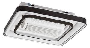 RABALUX 71341 Aireon stropné svietidlo s ventilátorom 480x480mm LED 50W/2200lm 3000+4000+6000K čierna, stmievateľné, diaľkový ovládač
