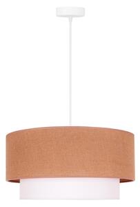 Duolla - Luster na lanku BOHO 1xE27/40W/230V pr. 45 cm béžová/biela