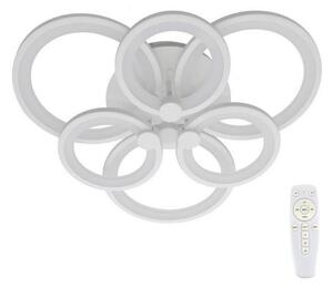 LED Prisadený luster SIENA LED/72W/230V biela + diaľkové ovládanie