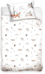 CBX Detské bavlnené obliečky Zvieratká z lesa - rôzne rozmery Perina: 90x120 cm
