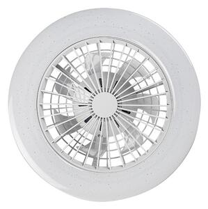 RABALUX 71333 Dalfon2 stropné svietidlo s ventilátorom D485mm LED 48W/3500lm 3000-6500K biela, stmievateľné, diaľkový ovládač, starlight efekt