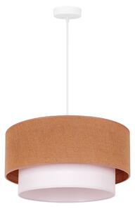 Duolla - Luster na lanku BOHO 1xE27/40W/230V pr. 45 cm béžová/biela