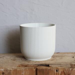Elho plastový kvetináč Vibes fold silky white Ø 7 cm