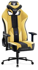 Látkové herné kreslo Diablo X-Player 2.0 King Size, Dark Sunflower