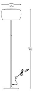Zuma Line F0076-04A-F4FZ - Krištáľová stojacia lampa CRYSTAL 4xG9/42W/230V