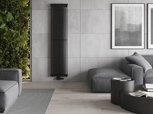Mexen Kansas dekoratívny radiátor 1800 x 420 mm, 1441 W, Čierna - W204-1800-420-00-70