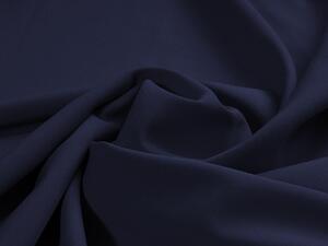 Dekoračná jednofarebná látka Rongo RG-055 Temne modrá - šírka 150 cm