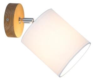 Spot-Light 56744174 - Nástenné bodové svietidlo APRILLIA 1xE27/25W/230V dub/biela