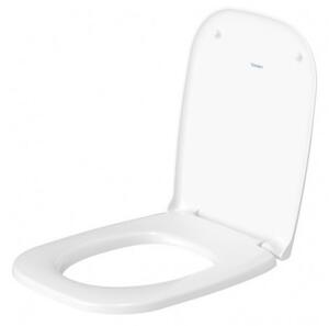 DURAVIT D-CODE WC sedátko s nerezovými pántami, bez SoftClose, biele 0067310000
