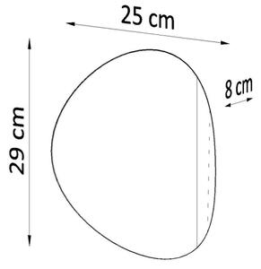 Sollux SL.0935 - Nástenné svietidlo SENSES 2xG9/40W/230V čierna