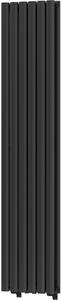Mexen Dallas dekoratívny radiátor 1600 x 360 mm, 1039 W, Čierna - W214-1600-360-00-70