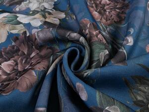 Biante Teflónové prestieranie na stôl TF-061 Kvety na modrom 30x40 cm
