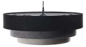 Luster na lanku TRINITI 1xE27/60W/230V čierna/šedá
