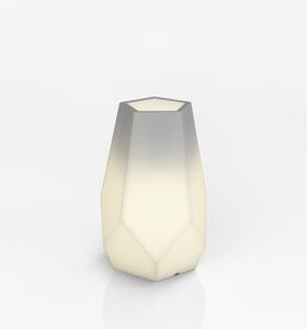 MONUMO Dizajnový kvetináč MONUMO BARI - s osvetlením biely