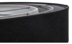 Luster na lanku TRINITI 1xE27/60W/230V čierna/šedá