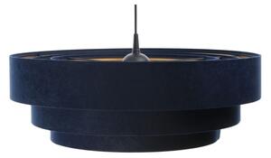 Luster na lanku TRINITI 1xE27/60W/230V modrá/zlatá
